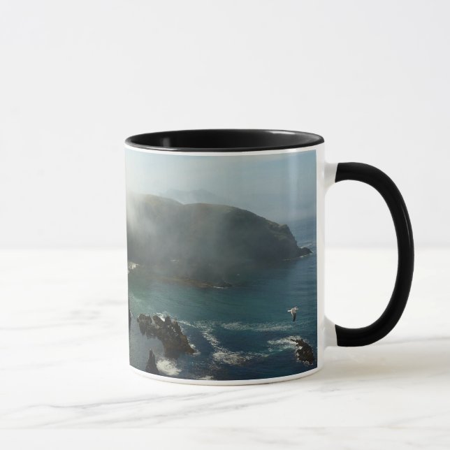 Foggy Anacapa Island at Channel Islands Mug (Right)