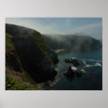 Foggy Anacapa Island at Channel Islands Poster