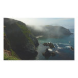 Foggy Anacapa Island at Channel Islands Rectangular Sticker