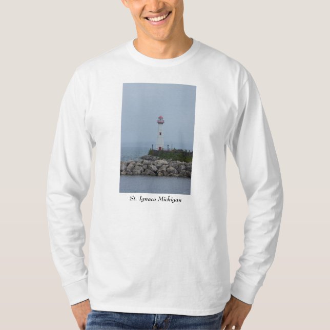 Foggy at Wawatam T-Shirt (Front)