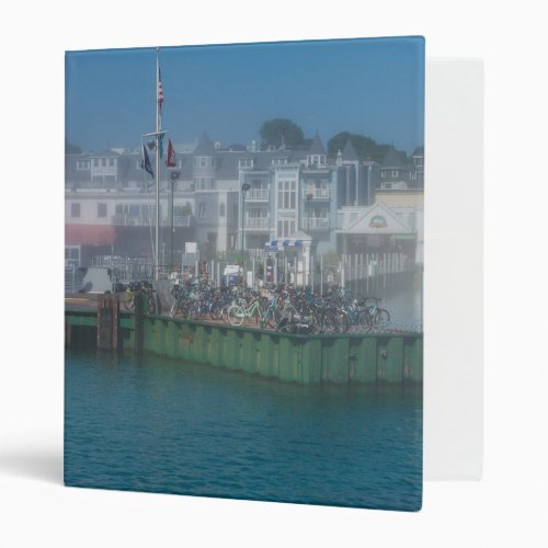 Foggy Bike Dock 3 Ring Binder