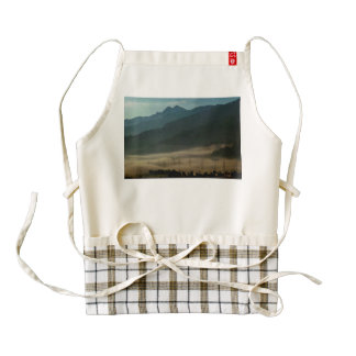 Foggy day zazzle HEART apron