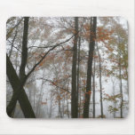 Foggy Fall in Pennsylvania Autumn Nature Mouse Pad