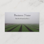 foggy field business card