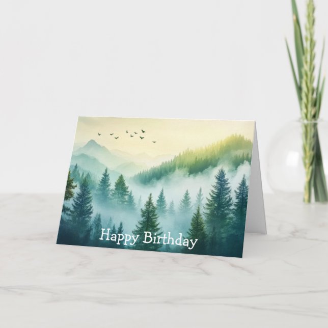 Foggy Forest Card (Front)