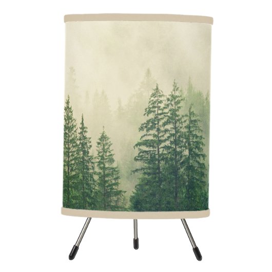 Foggy Forest Zen Table Lamp (Front)