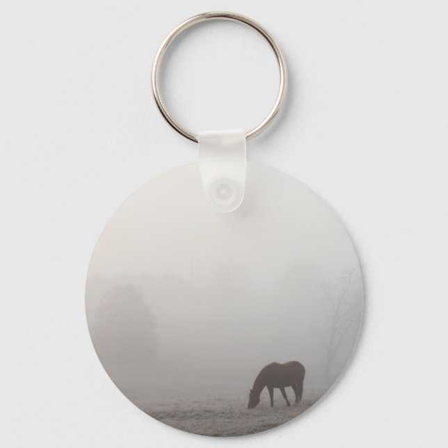 Foggy Grazing Keychain (Front)