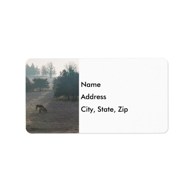 Foggy Grazing Label (Front)