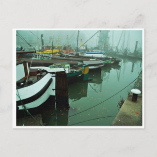 Foggy Harbor Postcard