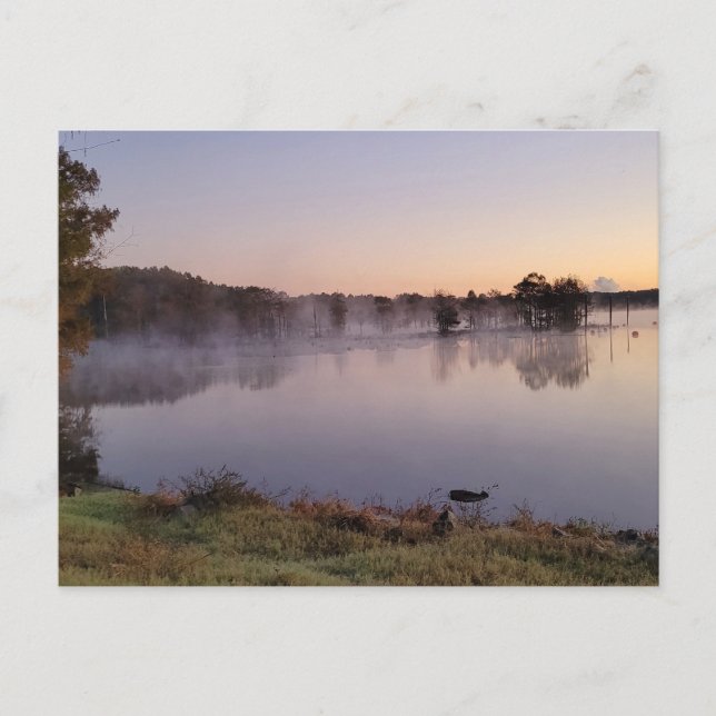 foggy lake postcard (Front)