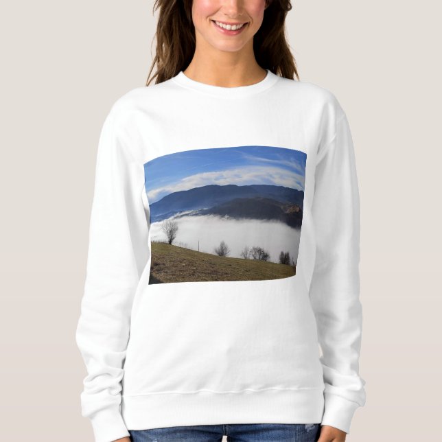 Foggy Landscape 11 Sweatshirt (Front)