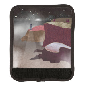 Foggy Lighthouse Luggage Handle Wrap