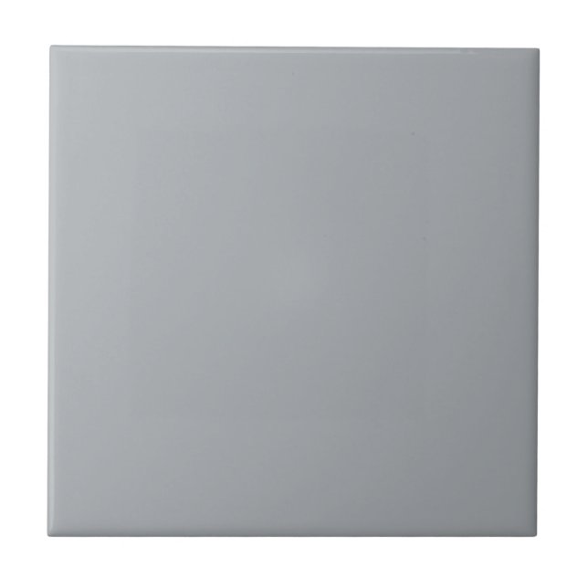 Foggy Morning Blue Square Kitchen and Bathroom Ceramic Tile (Front)