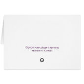 Foggy Morning Flight Card (Back Horizontal)