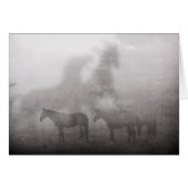 Foggy Morning Horse (Front Horizontal)