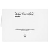 Foggy Morning in Port Mansfield (Back Horizontal)