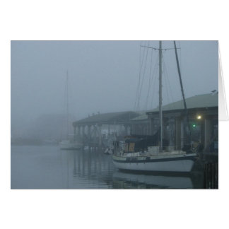 Foggy Morning in Port Mansfield Cards