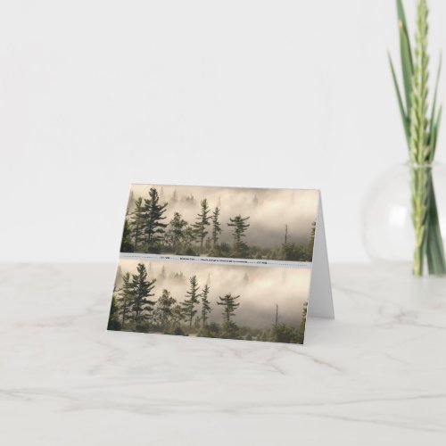 Foggy Mountain Meadow Bookmark Card