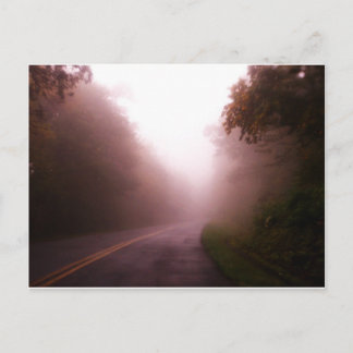 Foggy Mountain Road Postcard