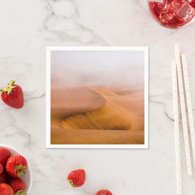 Foggy Namib Desert Napkins (Insitu)