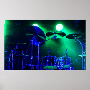 Foggy Percussion Poster