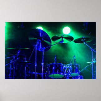 Foggy Percussion Poster