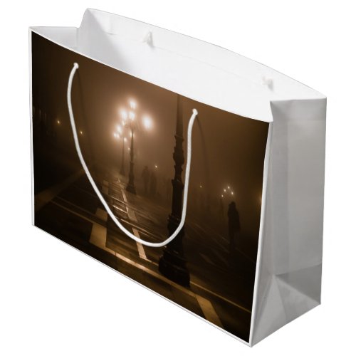 Foggy Piazza San Marco Venice Large Gift Bag