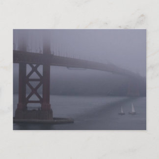 FOGGY SAN FRANCISCO POSTCARD