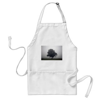 Foggy Tree Adult Apron