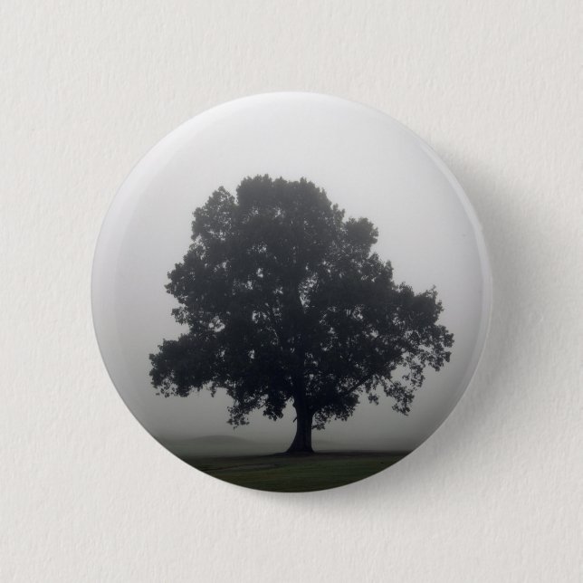Foggy Tree Button (Front)