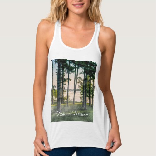 Foggy Trees At Table Rock Tank Top