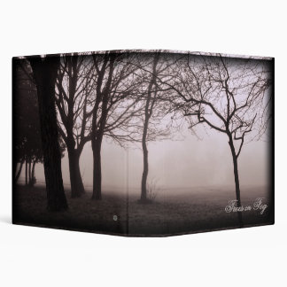 Foggy Trees Landscape Photo 1.5" binder
