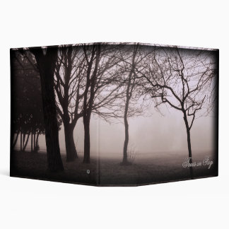 Foggy Trees Landscape Photo 2" binder