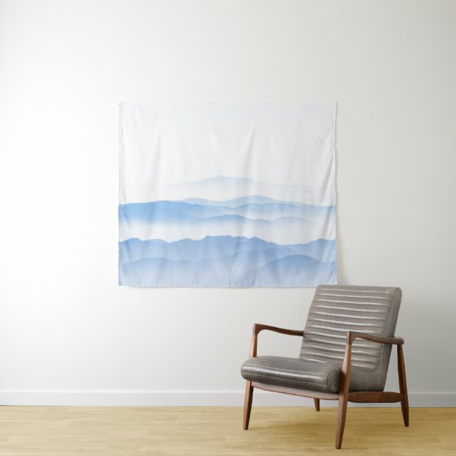 Foggy valley layers tapestry (In Situ (Horizontal))