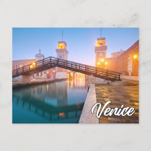Foggy Venice, Italy Postcard