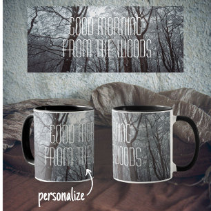 Foggy Winter Forest Mug
