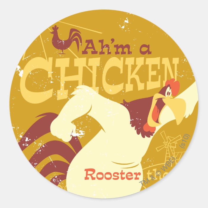 Foghorn Ah'm a chicken Stickers