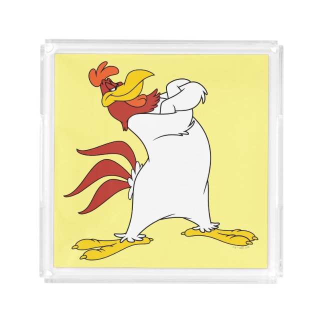 Foghorn Leghorn Arms Crossed Acrylic Tray (Front)