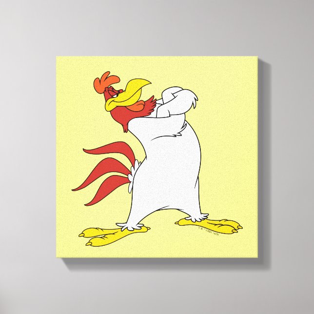 Foghorn Leghorn Arms Crossed Canvas Print (Front)