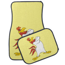 Foghorn Leghorn Arms Crossed Car Floor Mat