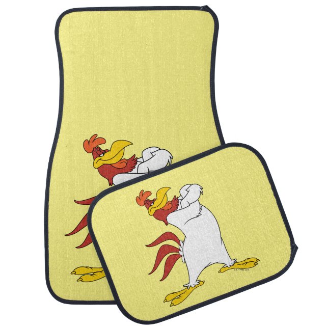 Foghorn Leghorn Arms Crossed Car Floor Mat (Set)