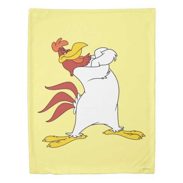 Foghorn Leghorn Arms Crossed Duvet Cover (Front)