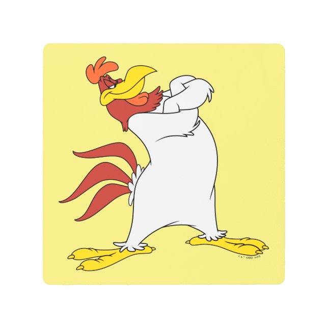Foghorn Leghorn Arms Crossed Metal Print (Front)