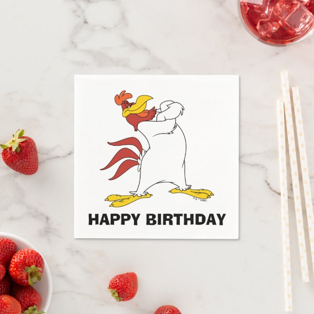 Foghorn Leghorn Arms Crossed Napkins (Insitu)