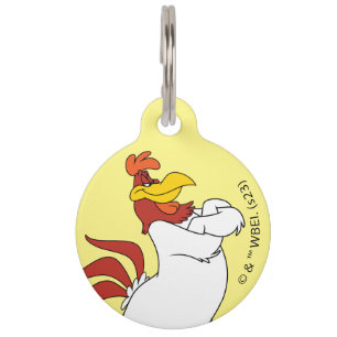 Foghorn Leghorn Arms Crossed Pet ID Tag