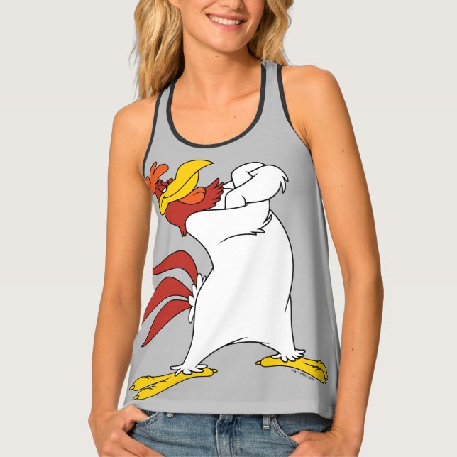 Foghorn Leghorn Arms Crossed Tank Top (Front)