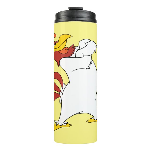 Foghorn Leghorn Arms Crossed Thermal Tumbler (Front)