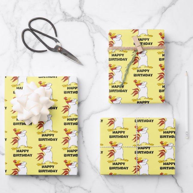 Foghorn Leghorn Arms Crossed Wrapping Paper Sheets (Front)