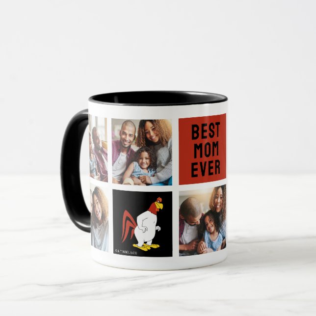 Foghorn Leghorn | Best Mom Photo Collage Mug (Front Left)
