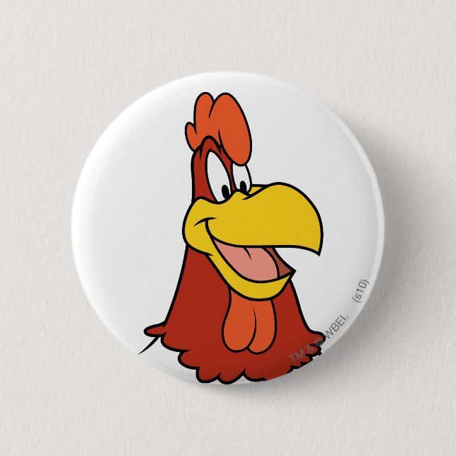 Foghorn Leghorn Closeup Button (Front)